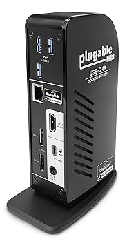 おまけ付 plugable USB-C 4K DisplayLink Plugable USB-C Triple 4K Display Docking Station with